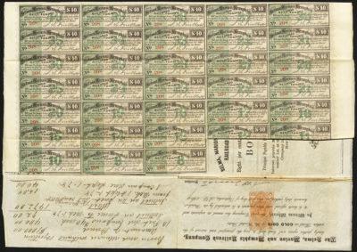 Backside shows has four different bodies of text with coupons, legal language, and signatures